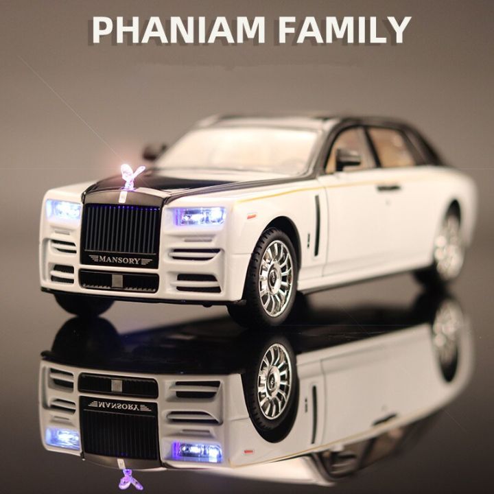 2022-1-32-rolls-royce-phantom-alloy-luxy-รถรุ่น-diecasts-โลหะของเล่นรถคอลเลกชันจำลองเสียงและแสงของขวัญเด็ก