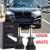 ชุดหลอดไฟหน้าฮาโลเจน LED 6000K 2016 2017 2018 แบบเปลี่ยน สําหรับ BMW X5 F15 2015-2019 รับประกัน 10 เดือน