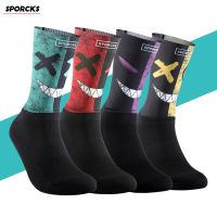 【YD】 Demon Cycling Socks Elastic Comperssion Improve Muscle