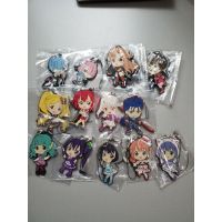 ?..?โปรโมชั่น...... พวงกุญแจยางอนิเมะ rubber strap anime คละแบบสุ่ม ราคาถูก?.????????? กุญแจล็อคประตู กุญแจล็อครหัส กุญแจลิ้นชัก กุญแจตู้