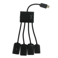 [HOT HAIXWLXKWW 589] Hub Host Cord Spliter Adapter สำหรับสมาร์ทโฟนแท็บเล็ตพอร์ต USB HUB Adapter พร้อมการชาร์จ