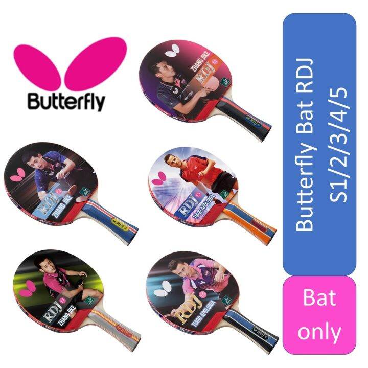 NEW Butterfly Table Tennis Racket RDJ S1/2/3/4/5/6 Lazada