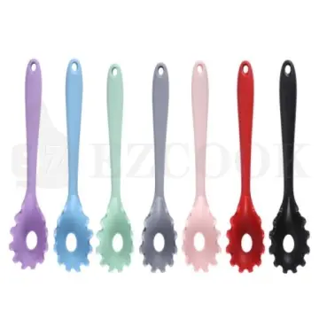 Silicone Noodle Scoop Spaghetti Grab Spoon Pasta Fork Noodle Serving  Strainer Noodle Slot Kitchen Claw Spoon Kitchen Gadget