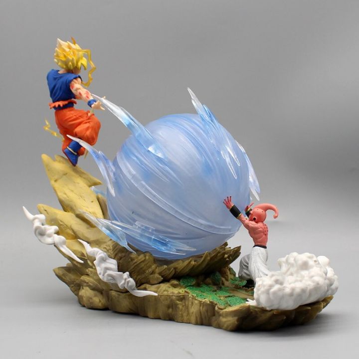 Buy MASI Anime Dragonball Z Super Goku SSJ Kamehameha Action Figure with  Stand - 16 cm Height Online at Low Prices in India - Amazon.in