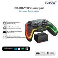 ZDSSY Rainbow2 Pro คอนโทรลเลอร์เกมอีลิทบลูทูธ 2.4G เชื่อมต่อไร้สายเกมแพดสำหรับ PC/Nintendo Switch/ANDROID/IOS โทรศัพท์มือถือ