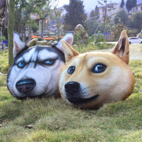 55 x 55 cm Big Size High Definition 3D Printed Huskies Akita dog Face Car And Sofa Seat Back Cushion