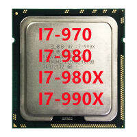 I7หลัก970 I7 980 I7 I7 980X 990X หกคอร์ซีพียูตั้งโต๊ะโปรเซสเซอร์ LGA 1366รองรับเมนบอร์ด X58