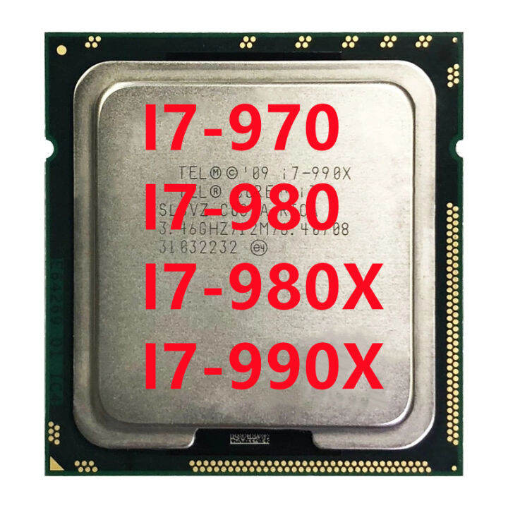 I7 970 980 980X 990X Six Core Desktop CPU Processor LGA 1366 Support ...