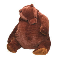 60cm100cm Brown Bear DJUNGELSKOG Plush Pillow Stuffed Animal Teddy Plush Bear Toys Soft Cushion Doll for Girl Vip Drop Shipping