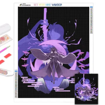 Anime Genshin 5D Diamond Painting Kit Cross Stitch Rhinestone Full Drill  DIY Art