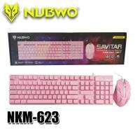 NUBWO NKM 623 ชุดไฟทะลุอักษร Keyboard+mouse combo set SAVITAR