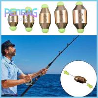 PETIBAG 4Pcs Slotting ตกปลาทะเล ตกปลาหิน โลหะผสมทองแดง สลิปจม สาย sinkers อุปกรณ์ตกปลา น้ำหนัก sinkers