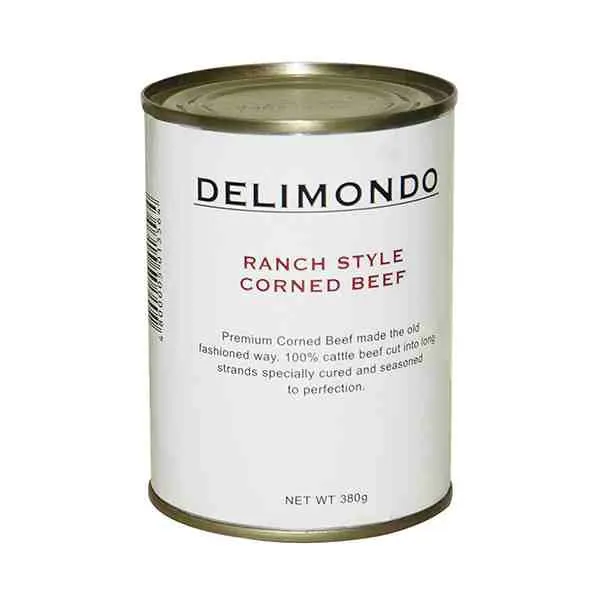 Delimondo Ranch Style Corned Beef / Garlic and Chili Corned Beef 380g