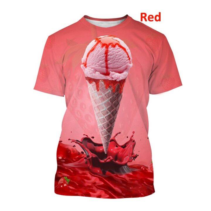 2022-summer-children-cake-colorful-ice-cream-printed-t-shirts-kids-cool-clothes-funny-boys-girls-t-shirts-baby-tees-tops