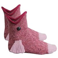 Christmas Gift Shark Fish Chameleon Crocodile Knit Socks Cute Unisex Novelty Winter Warm Floor Sock For Men Womenновый Год Носки Socks Tights