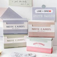 MINKYS New Arrival 150 Sheets Thickened Grids Line Memo Note Cards Memo Sheet Paper Daily To Do It Paperlaria School Stationery