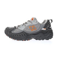 Sports shoes_ New Balance_ NB_Cross country running shoes ML703 series retro dad style leisure sports mountain Cross country running travel shoes "dark grey black orange 3M" ML703BA retro shoes texture and trend