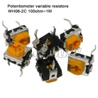 20PCS WH06-2C 100 200 500 1K 2K 5K 10K 20K 50K 100K 200K 500K 1M Ohm Trimmer Potentiometer Variable Resistors WH06