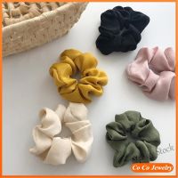 【Ready Stock】 ✖◐ C18 COCOJEWELRY New Chiffon Elastic Hair Bands for Women Girls Scrunchies Headband Hair Ties Ponytail Holder Hair Accessories