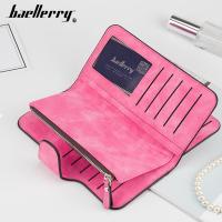 2020 Women Wallets Name Engrave Fashion Long Leather Top Quality Card Holder Classic Female Purse Zipper Wallet For Women