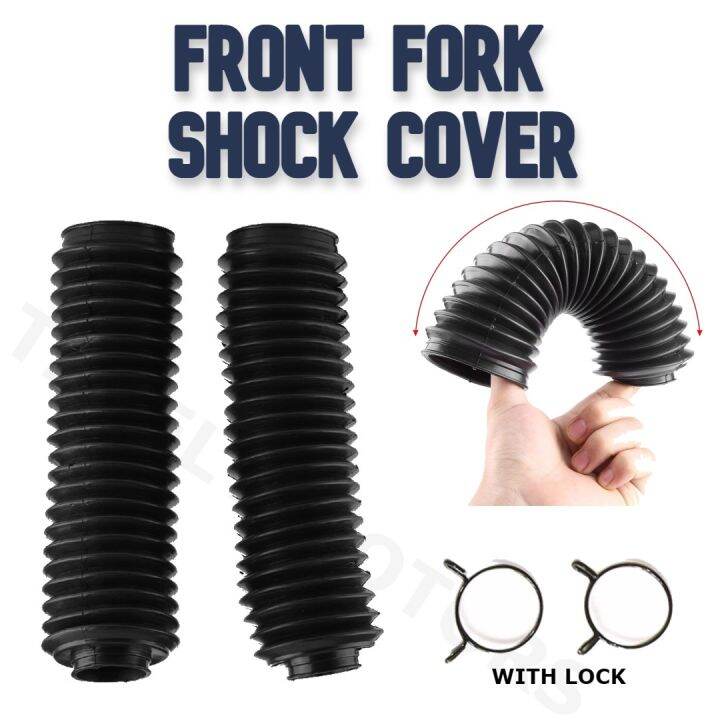 HONDA CLICK 125i MOTORCYCLE UNIVERSAL RUBBER SHOCK COVER FRONT FORK