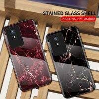 เคส Y02T สำหรับ VIVO กระจกเทมเปอร์เคสโทรศัพท์ VIVO Y02กรอบ TPU แบบนุ่มยากกันกระแทกป้องกันฝาหลัง