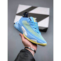 RT 2023 HOT Original✅ NK* Ar- J0dan- Luka- 1 P F "WhiteN- e- o- Turquoise-" Light Blue Yellow MenS Basketball Shoes Signature Boots Indoor Low Help Leisure Sports Shoes （Free Shipping）