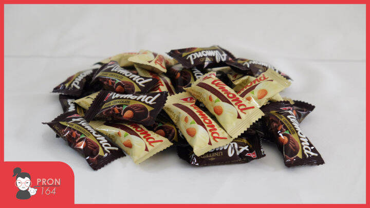 united-almond-chocalateช็อกโกแลตเคลือบอัลมอนด์-มี-2-รสในถุงเดียวกัน-275กรัม-จำนวน-50เม็ด-รส-white-ch-amp-dark-ch