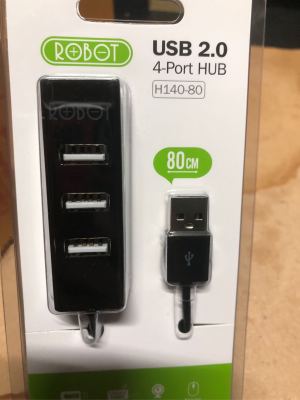 ROBOT H140-80 ตัวเพิ่มช่อง USB HUB