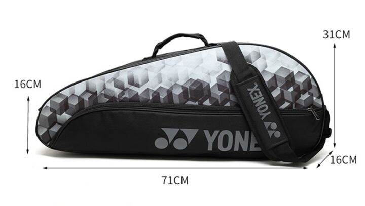 professional-yonex-badminton-tennis-racket-bag-with-shoes-compartment-one-shoulder-3-packs-for-women-men-large-capacity-portable