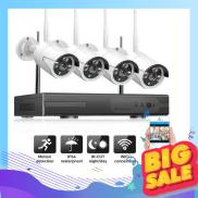 Bộ Đầu Ghi NVR Wifi Kit 5G + 4 Camera WIFI 1080P Chống Nước Chưa kèm ổ cứng