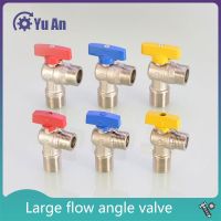 Large Flow Angle Valve Special for Gas Water Heater1/2IN 3/4IN Full Open Diameter Ball Core Hot and Cold Water Stop Valve Switch