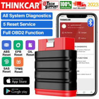 Thinkcar Thinksafe OBD2เต็มระบบสแกนเนอร์ที่มี EPB SAS TPMS 5รีเซ็ตบริการบลูทูธเครื่องมือวิเคราะห์รถยนต์สำหรับโปรตอน Perodua สากลรถยนต์ทั้งหมด Easydiag Bluetooth