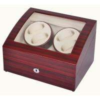 FK-Watch Winder กล่องหมุนนาฬิกา ออโตเมติก แบบอโตเมติก 4 เรือน ควอตซ์ 6 เรือน สีน้ำตาลลายไม้/สีครีม (มีรับประกัน)