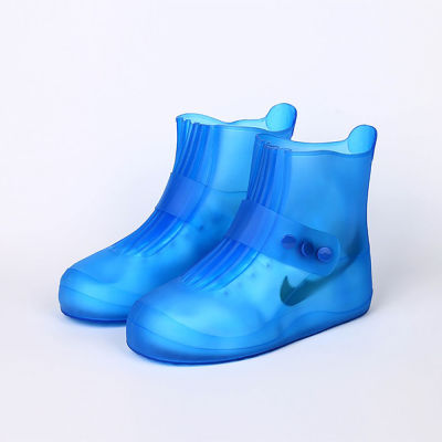 Jron Waterproof Shoes Cover 5 Colors Quality Non-slip Women Kids Rain Cover For Shoes Elastic Reusable Rain Boots Overshoes