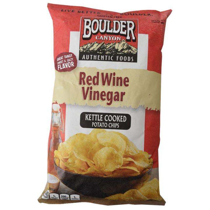 Boulder Kettle Red Wine Vinegar Chips 142g Lazada.co.th