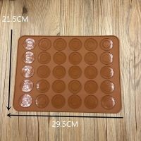 Silicone Macaron Macaroon Pastry Oven Baking Mould Sheet Mat 30-Cavity DIY Mold Baking Mat TUE88