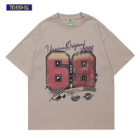 Mens Tshirt 2022 Hop Cotton Letter Number 69 Print T Shirt Tee Short Sleeves Tshirt