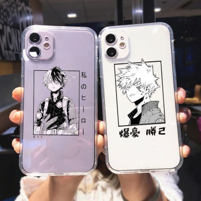 「Enjoy electronic」 Phone Cases for IPhone 14 13 12 Pro Mini 7 8 Plus Silicone Coque for IPhone 11 Pro X XS MAX XR My Hero Academia Midoriya Cover