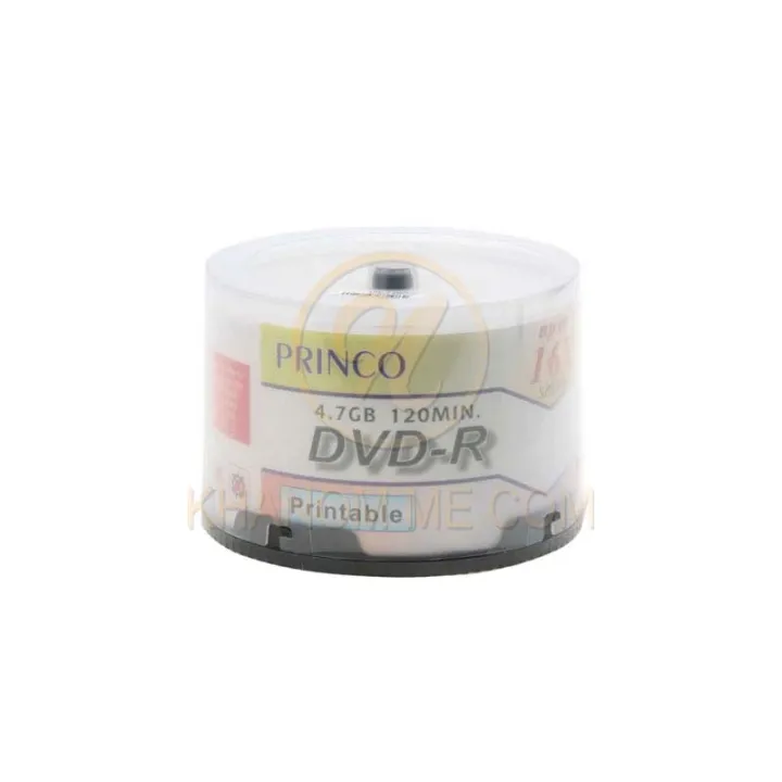 DVD-R PRINCO (50/Pack) Printable | Lazada.co.th