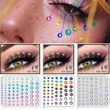 body paint Glitter Festival Party Face Makeup Gems Rhinestone