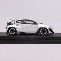 HKM 1:64 HONDA GR Yaris Pandem จรวดกระต่ายโมเดลรถอัลลอยหล่อตาย