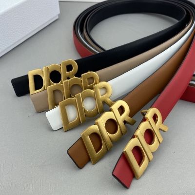 Womens Fashion Casual Belt With Gift Box Colorful Classic Style leather belt For Denim Dress Shoes