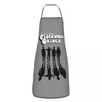 [TIN Household Products] A Clockwork Orange Shadows Apron For Women Men Waterproof Kitchen Bib Polyester Painting Tablier