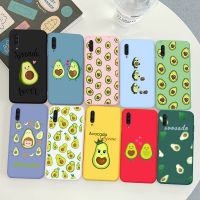 ►☑ Avocado Phone Case For Samsung Galaxy A50 A50S A30S A51 A52 A32 4G Cute Soft Silicone Back Cover Candy TPU Soft Back Cover