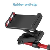 QSR STORE Telescopic Car Rear Pillow Phone Switch Holder Tablet Stand Seat Headrest Mounting Bracket for 4-11 Inch