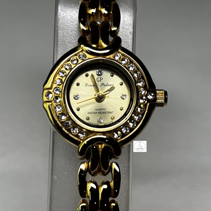 นาฬิกาข้อมือผู้หญิง-gp-รุ่น-gp3811gg01-ตัวเรือนและสายนาฬิกาสแตนเลสสีทอง-หน้าปัดสีทอง-ของแท้-100