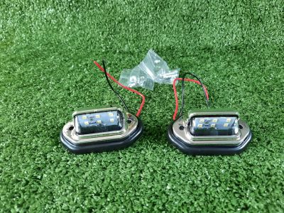 ไฟส่องป้ายทะเบียน LED 12v,24v แสงสีขาว จำนวน1คู่