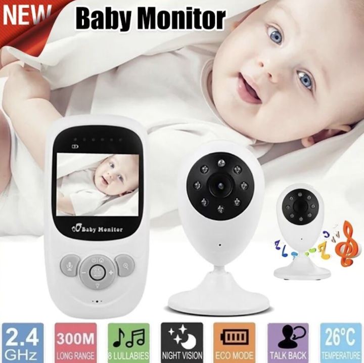 ส่งจากไทย-กล้อง-sp880-wireless-baby-monitor-wifi-กล้อง-2-4-นิ้ว-lcd-digital-baby-sleeping-monitor-กล้อง-night-vision
