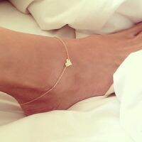 Simple Sexy Foot/Leg/cheville Chain Anklets Bracelets Heart Shape Fashion Brand Vintage Jewelry For Women Freeshipping